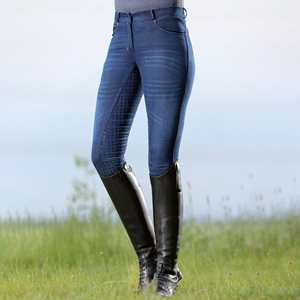 High Quality Custom Brand 4-way Stretch Jodhpur Horse <b>Riding</b> Breeches Leggings Tights Technical Fabric Soft Feel Eco-Friendly - Product Image 1