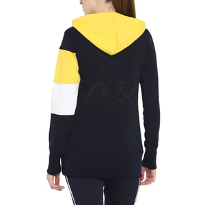 Sweat-shirt à capuche minimaliste rayé pour femme, design personnalisé, vêtement de sport professionnel pour l'entraînement athlétique, nouveau modèle 2026 - Product Image 2