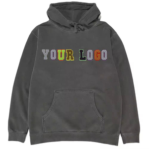 Sudadera con Capucha Bordada de Moda Urbana Vintage para Hombre, Sudadera de Forro Polar Grueso con Bordado de Moda para Hombre - Product Image 4