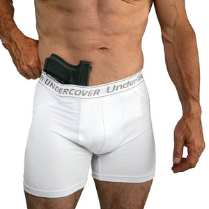 Undercover Holster Gun Pocket Shorts for Men Concealed Carry <b>Underwear</b> <b>Compression</b> Gun Holding Pocket Shorts for Men - Product Image 2