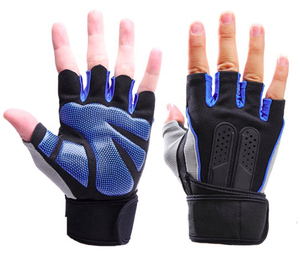 HARAZ Sporty Black PU Touchscreen Fingerless Gloves Wrist Length Breathable Unlined Eco-Friendly Four Seasons Daily Outdoor Use - Product Image 5