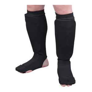Protège-tibias et protège-pieds réglables antichoc pour le kickboxing, le Muay Thai et l'entraînement d'arts martiaux – Style OEM en gros - Product Image 2