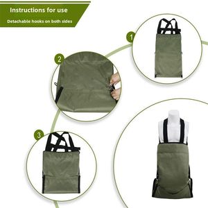 Thermal Use Sleeveless <b>Leather</b> Bib <b>Apron</b> with Durable Classic Design 1-4 Pockets for Kitchen Workwear - Product Image 2