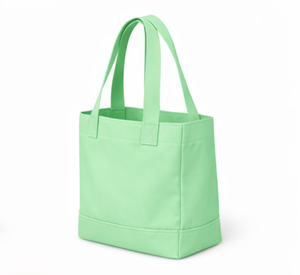 Wholesale COTTON FIELD Custom Logo Cute Small Eco Friendly Reusable Solid Color <b>Canvas</b> <b>Tote</b> Bag Shoulder Strap for Daily Use - Product Image 3