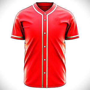 Maillot de baseball noir pour homme, manches courtes, boutons sur le devant, évacuation de l'humidité, coupe classique, couleur unie, vêtements de sport pour adultes - Product Image 5