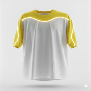 Camiseta Blanca de 220g, 100% Algodón, Tejido de Punto, Talla Grande, con Logotipo Personalizado Impreso en Serigrafía con Tela Reflectante, de Secado Rápido y Transpirable - Product Image 2