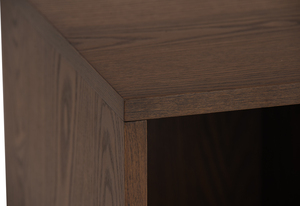 <b>Mid</b>-<b>Century</b> Modern Open Wood Side <b>Table</b> and Tapered Solid Wood Legs for Home Furniture - Product Image 5