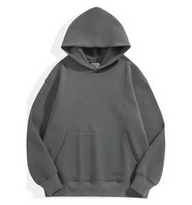 Sudadera con Capucha Oversize para Hombre, Estilo Color Block, Algodón French Terry, Casual, con Bolsillo, Manga Regular, Tejido Digital, Estilo Invernal - Product Image 1