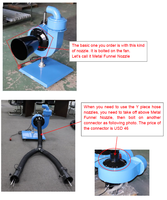 Chariot d'extraction mobile à charbon actif à échappement unique haute efficacité CE ISO, purificateur professionnel pour l'entretien de garage, OEM