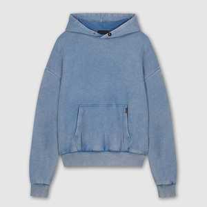 เสื้อฮู้ดผู้ชายสีเบจ ทรงปกติ ผ้าฝ้ายฟลีซ 100% มีกระเป๋าหน้า สำหรับฤดูหนาว สไตล์ล้ำสมัย ลายดิจิตอล  รักษ์โลก - Product Image 4