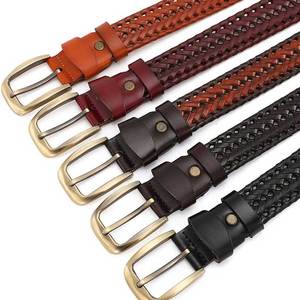 Accessoire au look raffiné pour tenue professionnelle Ceintures en cuir Style polyvalent pour jeans, chinos, pantalons Ceintures en cuir - Product Image 6