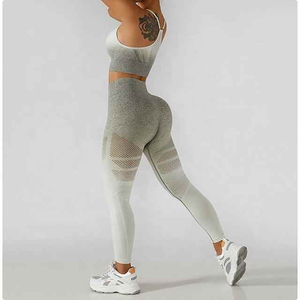 Nouvel Arrivage Ensemble de Sport et Yoga pour Femme, Dernier Design, Tenue de Gym pour Filles, Vêtements de Sport pour Dames, Leggings de Fitness, Tenue de Sport Taille Haute pour Femme - Product Image 2