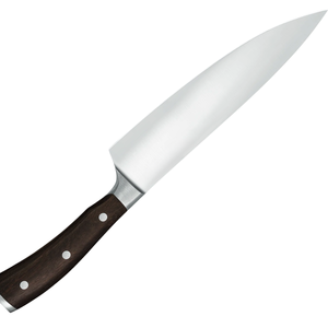 Cuchillos de Chef Profesionales de Acero Inoxidable, Cuchillos de Cocina con Hoja Afilada, Mango de Madera Marrón Oscuro, Triple Remache, para Carne y Verduras - Product Image 3