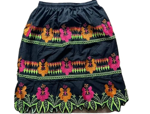 Fabrication professionnelle, vente en gros, nouvelle collection de jupes brodées, jupe de soirée taille haute, jupes brodées en coton de haute qualité - Product Image 4