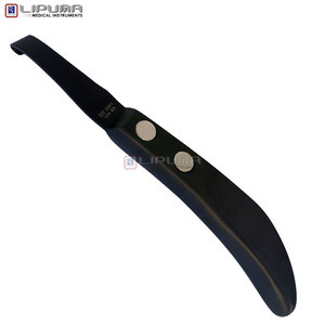 LIPUMA VORTEX Farrier <b>Hoof</b> Knife Silver Plasma <b>Black</b> Coated Hole Handle Stainless Steel Ultra Sharp J2 Blade Professional <b>Hoof</b> - Product Image 3