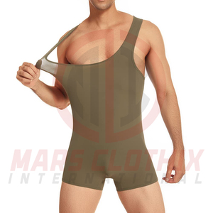 Venta al por Mayor de Singletes de Lucha Libre con Nuevo Diseño en Grandes Cantidades, Ligeros, de Secado Rápido, Color Personalizado, Singletes de Lucha Libre para Hombre - Product Image 2
