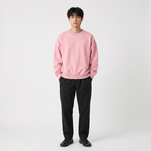 Sweat-shirt streetwear personnalisé en gros avec épaules tombantes et imprimé pour les détaillants de vêtements américains - Product Image 1