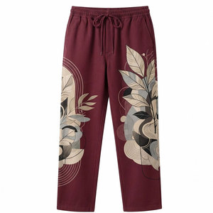 Pantalons DTF pour hommes, pantalons graphiques personnalisés, vêtements décontractés streetwear, bas de tenue tendance, vêtements en gros, vêtements imprimés personnalisés - Product Image 1