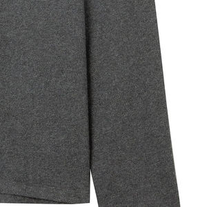 เสื้อยืดแขนยาวคอกลมผ้าฝ้ายคุณภาพสูง 100% สีดำสำหรับผู้ชาย ผู้ผลิตเสื้อยืดแขนยาวเนื้อหนา เสื้อยืดผู้ชาย - Product Image 5