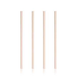 Ensemble de pailles à boire en métal pur à 100 %, best-seller, avec logo personnalisé, en acier inoxydable doré pour le vin - Product Image 4