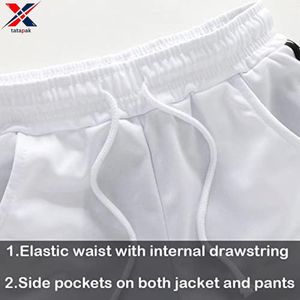 Traje Deportivo Estilo Urbano Profesional, Hecho de Tela 100% Algodón, Teñido Liso, Antiestático, 300 Gramos, Servicio OEM - Product Image 4