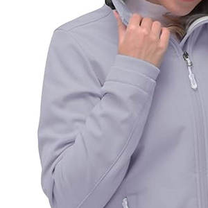 Chaqueta Softshell para Mujer, Cortavientos, con Cremallera Completa, Capucha, Cálida, Ligera, Impermeable, Ideal para Senderismo y Uso Diario - Product Image 6