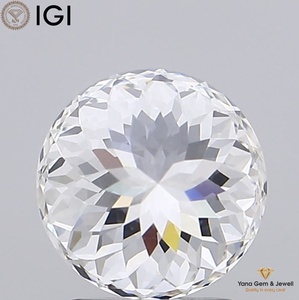 Diamant de laboratoire CVD de qualité supérieure, 2,00 carats, taille portugaise, couleur E, pureté VVS2, avec certificat IGI, magnifique pour bague de fiançailles - Product Image 3