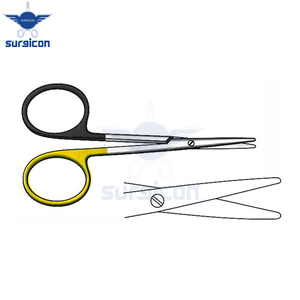Tijeras Mini-Metzenbaum de 9 cm / 3-1/2 Pulgadas, Rectas, con Una Hoja Dentada, Super Cut TC, Tijeras Quirúrgicas de Acero Inoxidable de Primera Calidad - Product Image 3