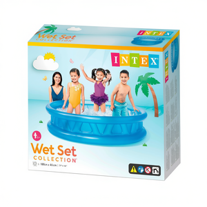 Piscina Inflable de PVC de 188x46cm, 790L, Capacidad de 100-500kg, Instalación Acuática de Entretenimiento al Aire Libre para 5-10 Personas - Product Image 1