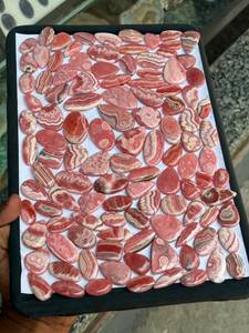 Pierre précieuse rhodochrosite de qualité export, perles de pierre rose naturelle pour bagues, colliers, bracelets, artisanat, disponible en grande quantité - Product Image 2