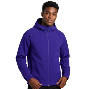 Custom Men's Full <b>Zip</b> <b>Hooded</b> Spring Print Sports Jacket Lightweight Quick Dry Activewear Hoodie OEM ODM Manufacturer - Product Image 5