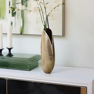 Florero Decorativo de Metal Premium para Mesa, Adorno Contemporáneo para Interiores del Hogar, Ideal para Bodas y Eventos - Product Image 1