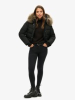 Veste d'hiver matelassée haut de gamme pour femme, vêtement décontracté d'extérieur personnalisé, coupe-vent avec fermeture éclair et poches latérales, manteau pour femme