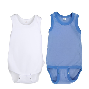 Chaleco para Bebé, Recién Nacido, Niño Pequeño, 100% Algodón, Sin Mangas, Ligero, Transpirable, Suave, Unisex, Logotipo Personalizado, OEM, ODM, Venta al Por Mayor - Product Image 2