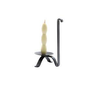 Portavelas de hierro de aspecto premium con múltiples soportes y acabado con recubrimiento en polvo para decoración, centro de mesa para interiores, adorno para pasillo. - Product Image 5