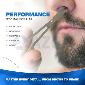 Juego de Tijeras Faciales de Acero Inoxidable de Primera Calidad para Dar Forma a las Cejas y Recortar el Vello de la Nariz de Forma Segura - Product Image 5
