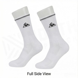 Chaussettes de sport NORTH APPROACH en coton blanc respirant avec logo sur le bord, pour adultes, décontractées, été - Product Image 3