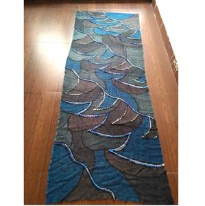 Écharpe de luxe brodée à la main, douce et confortable, châle élégant pour toutes les saisons, enveloppant et tendance pour femme, 70x180cm, coupe-vent - Product Image 1