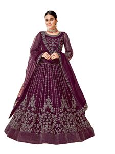 ชุดราตรีตาข่ายนุ่มออกแบบล่าสุดโดย Fab Zone อินเดียและปากีสถาน - Product Image 2