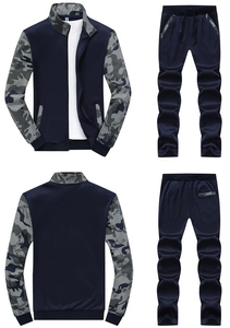 Sweatsuit Track Jogging Suits Mens <b>White</b> Plain <b>Tracksuits</b> Sets for Men - Product Image 2