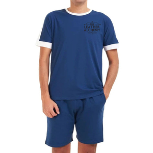 Conjunto de Camiseta y Pantalones Cortos de Verano para Hombre a Precio Económico, Transpirable, de Algodón, Ropa Urbana de Alta Calidad Hecha en Pakistán - Product Image 1