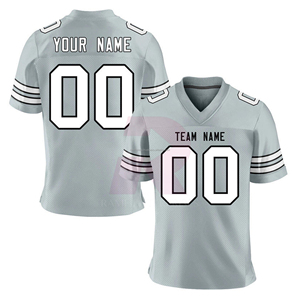 Vente en gros – Nouveauté 2026 – Maillots de football américain unisexes grande taille en polyester respirant de haute qualité – Personnalisables pour l'été - Product Image 4