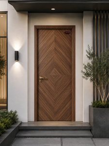 Puertas de Madera Sintética (MDF Melaminizado) - Impermeables, Modernas y de Lujo en Nogal, Teca, Roble y Fresno para un Hogar Elegante y Acogedor, Multicolor - Product Image 1
