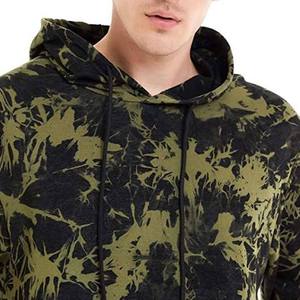 Sweat-shirts à capuche tie-dye pour hommes en molleton 100 % coton de qualité supérieure, respirants, avec poches, écologiques, forte demande, prix de gros personnalisé - Product Image 4