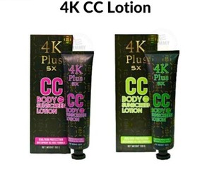 4K Plus 5X CC Body <b>Sunscreen</b> Lotion Cream Vitamin C Anti-Aging Moisturizer <b>for</b> Nourishing Whitening All Skin Types 150g. - Product Image 3