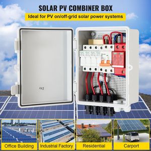 Quadro Combinatore Fotovoltaico per Impianti Solari On/Off Grid, 4 Stringhe, Fusibile 15A, Interruttore Automatico 63A, Protezione da Fulmini e Connettore di Messa a Terra - Product Image 5
