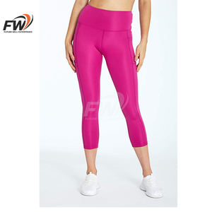 Pantalones de Yoga de Alta Calidad para Mujer, Leggings Transpirables, Deportivos, de Algodón y Bambú, Elásticos, para Gimnasio y Entrenamiento - Product Image 2
