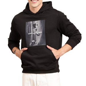 Sudadera con Capucha para Hombre, 100% Algodón, Ligera, Transpirable, Absorbente de Humedad, Impermeable, para Gimnasio y Entrenamiento al Aire Libre - Product Image 1