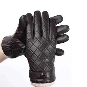 Gants de mode en cuir véritable pour l'hiver, compatibles avec les écrans tactiles, imperméables, respirants, design personnalisé, élégants, pour hommes et femmes - Product Image 6