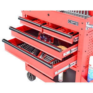 Carro de Utilidades CSPS ODM/OEM de 84 cm con 4 Cajones, Acero con Recubrimiento en Polvo, Capacidad de 320 kg, Cerradura con Llave, Caja de Herramientas Rodante Moderna con Cierre Suave - Product Image 5